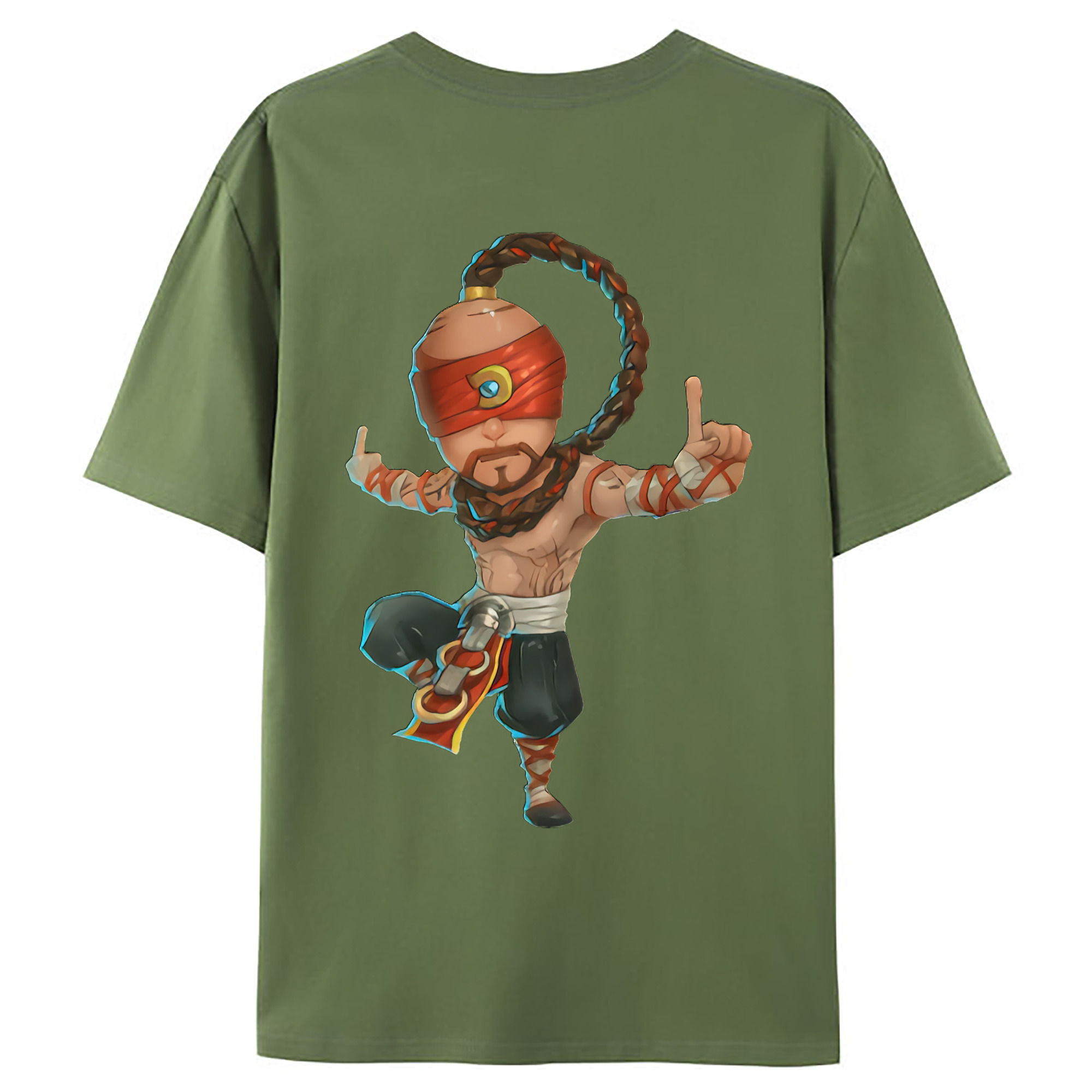 （画像用） リーグ・オブ・レジェンド League of Legends LOL 綿100％ メンズ半袖Tシャツ（バックプリント） 通気性